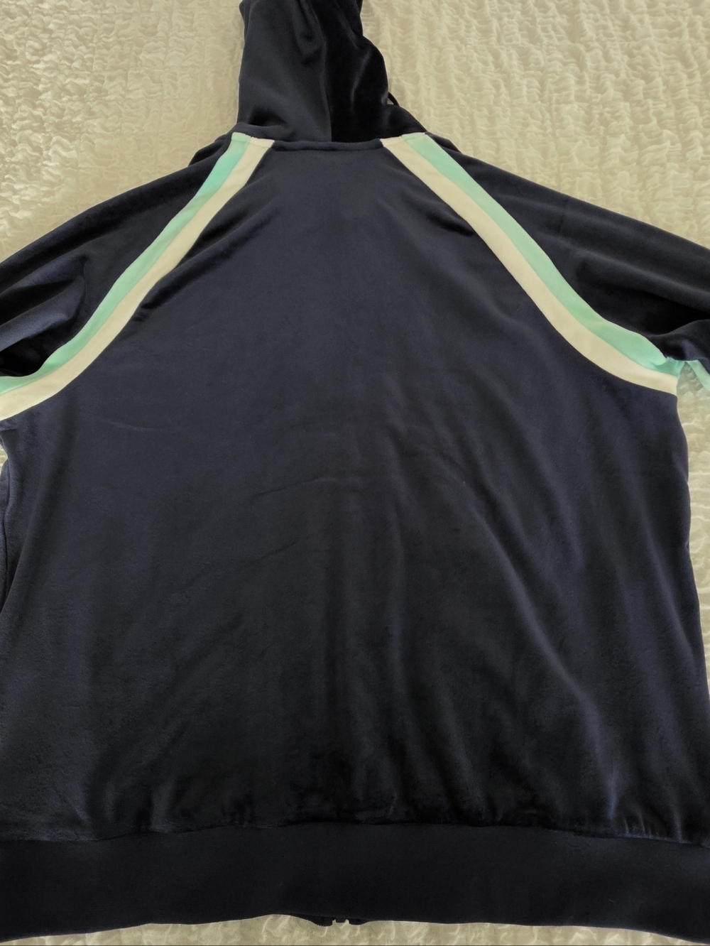 Sergio Tacchini Color Block Zip Front Hoodie XL Very Soft! - Picture 10 of 10